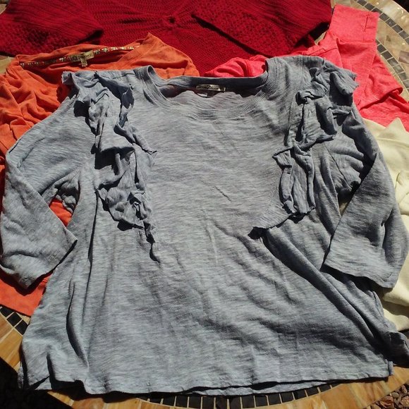 Y2K Grab Bag Mix Bundle (5) Knit Tops Romans Calvin Klein Seven7 Democracy Avia - Picture 7 of 11